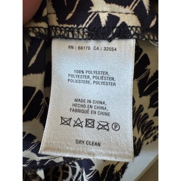 Anthropologie Maeve Selva Printed Button Front Pleated Drawstring Tunic Top - Picture 7 of 10